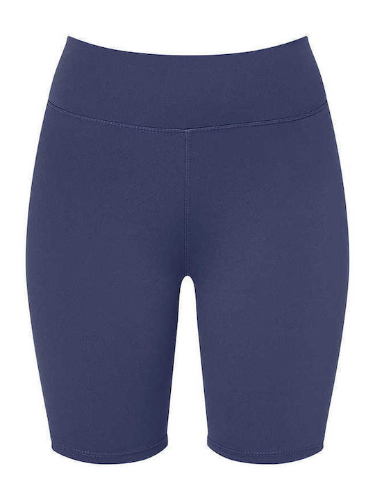 Celestino Solid Bike Women's Leggings Slim Fit Dark Blue