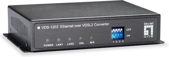 Level One Media Converter 1τμχ VDS-1202