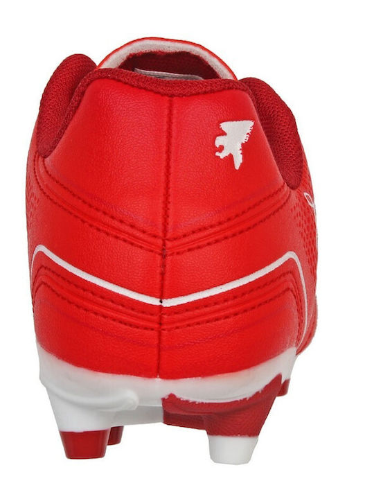 Toledo FG Kids Soccer Cleats Molded Red