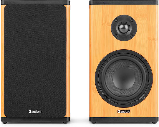 Audizio BS20 Αυτοενισχυόμενα Ηχεία με Bluetooth 50W Bamboo
