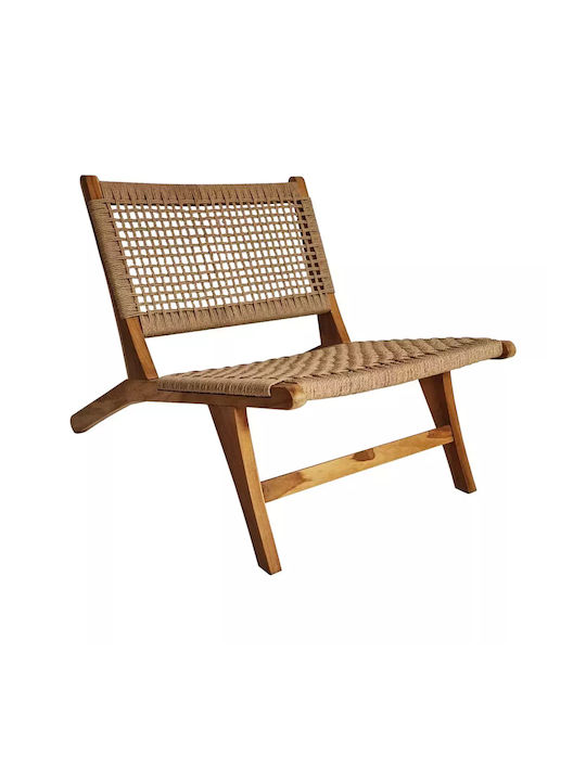 Lazzy Dining Room Wooden Chair Natural shade