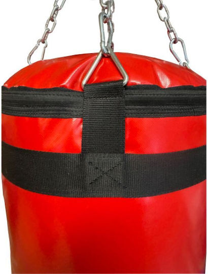 Sport Masters Punching Bag Filled with Height 150cm Red