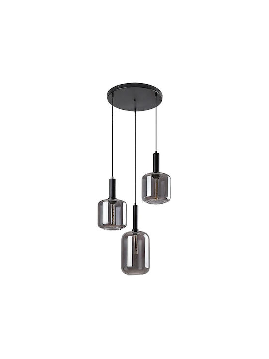 Rabalux Lissandra Pendant Light Black with Socket E27