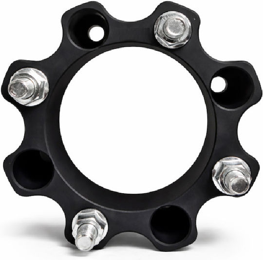Set 2 Buc Distanțiere Din Aluminiu Forjat Pentru Roți Atv Grosime 50mm Model Șurub 4 X 156mm Diametru Central 131.2mm Piulițe M10 X 1.25