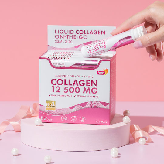 Fish Collagen 12,500 Mg Retinol Elastin Hyaluronic Acid 20 X 25 Ml