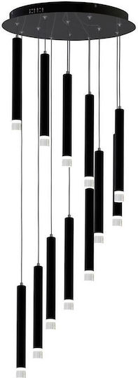 Eko Light Carbon Висящо осветително тяло Черен 45x45см. Eko Light Carbon Висящо осветително тяло Черен 45x45см.
