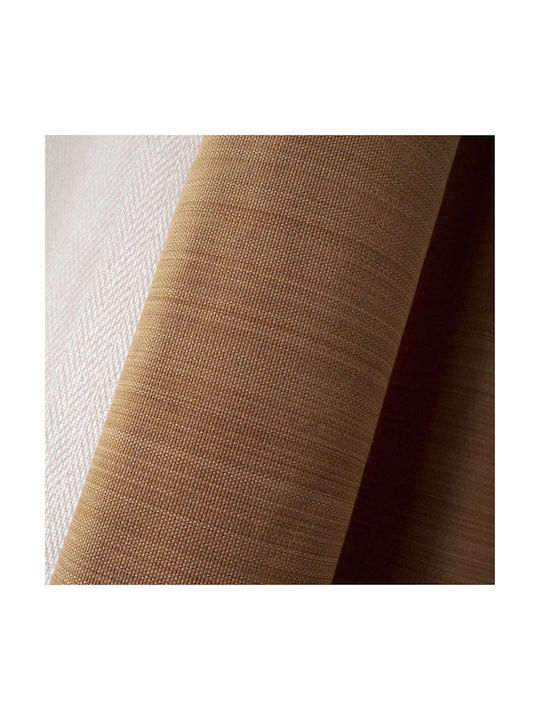 Gofis Home Κουρτίνα με Τρέσα Gofis Mustard 130x270εκ.