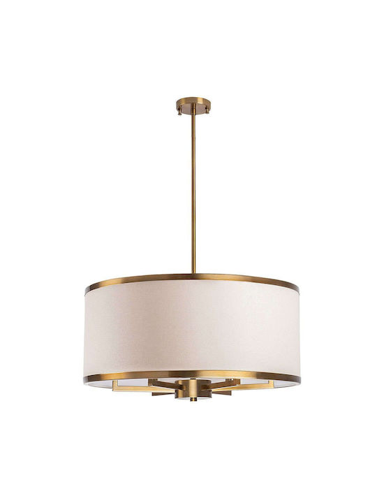 Opviq Cream Pendant Light White with Socket E27 60x60x83cm