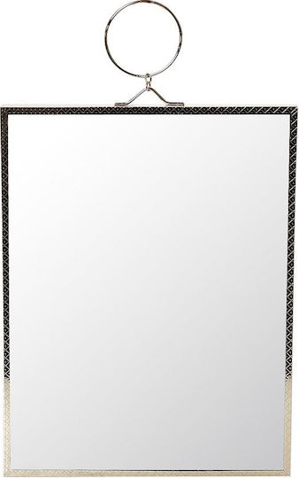 Espiel FAM229 Καθρέπτης Ορθογώνιος Χρυσός 50x40cm