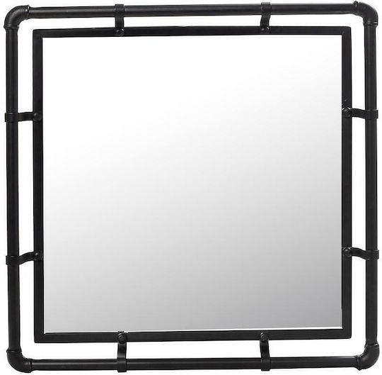 Espiel GAR112 Καθρέπτης Τετράγωνος Μαύρος 40x40cm