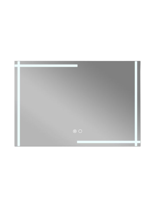 Polihome Wandspiegel Mit Rahmen 70x50cm