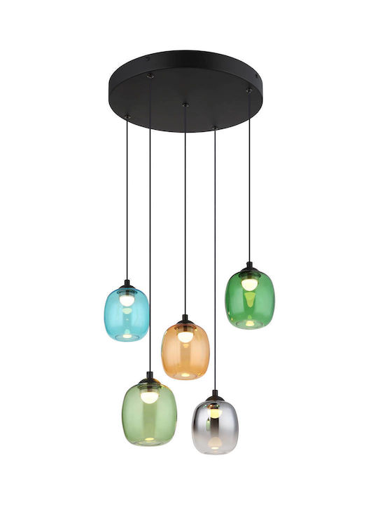 Globo Lighting Κρεμαστό Φωτιστικό Μαύρο