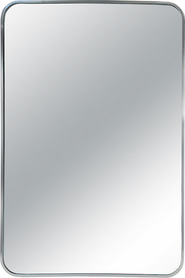 Zaros JP103S 24600 Καθρέπτης Ορθογώνιος Ασημί 91x61cm Zaros JP103S 24600 Καθρέπτης Ορθογώνιος Ασημί 91x61cm