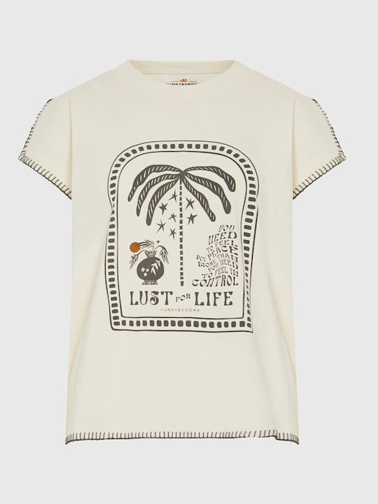 Γυναικείο T-shirt Μπεζ