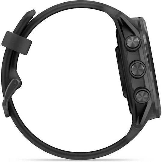 Garmin Forerunner 570 Aluminum 42mm Waterproof Smartwatch with Heart Rate Monitor (Slate Gray Aluminum with Translucent Black/Black Band)