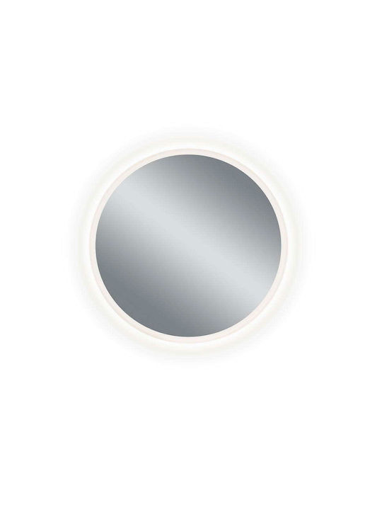 Mirrors & More Aurora Wandspiegel mit LED Beleuchtung Durchmesser 60cm 1Stück