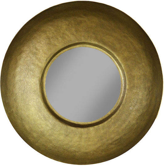 Liberta Ojo Yellow Round Wall Mirror Diameter 90cm Liberta Ojo Yellow Round Wall Mirror Diameter 90cm