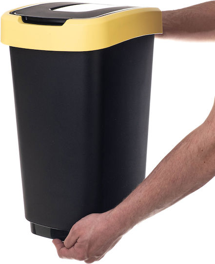 Kadax Plastic Black Waste Bin 25lt