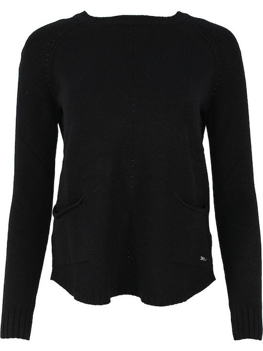 Women's Long Sleeve Sweater Black