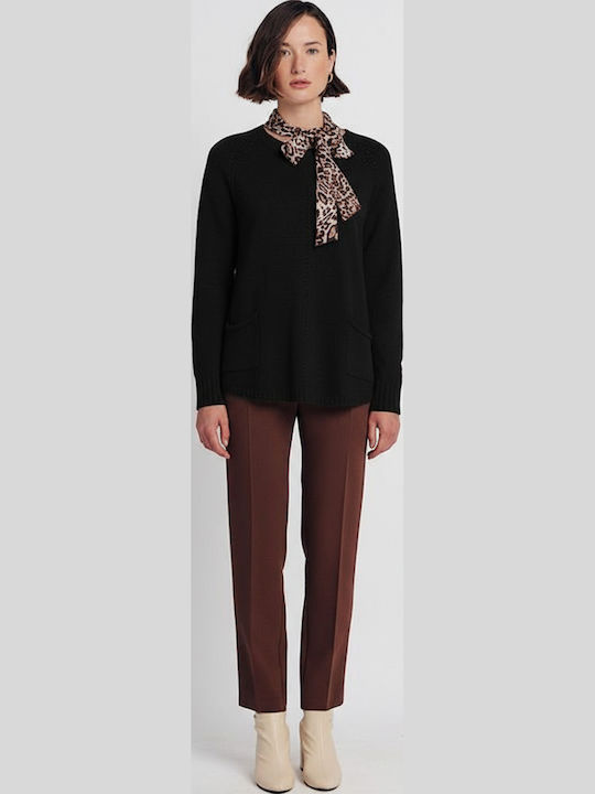 Women's Long Sleeve Sweater Black