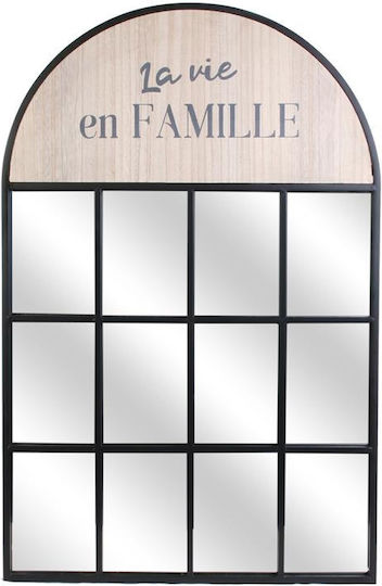 The Home Deco Factory HD4638 Огледало Дъговидно Черно 95x61.5см