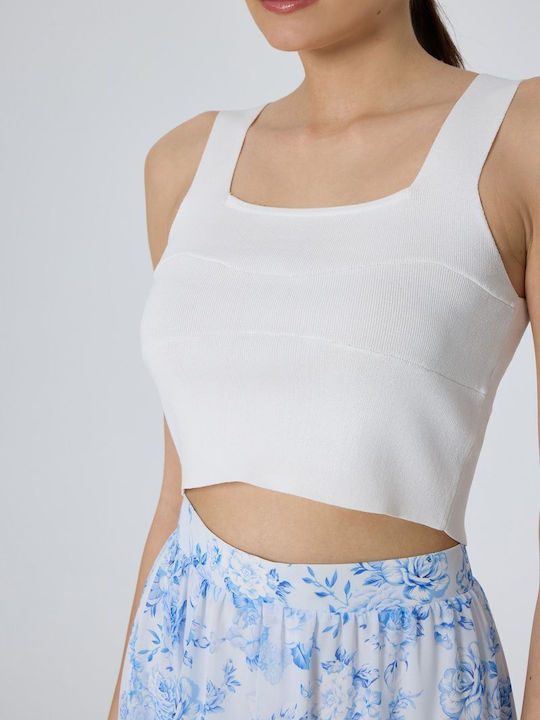 Coldy Women's Crop Top White