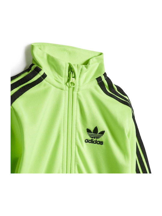 Pantaloni De Trening Pentru Copii Cu Jachetă Verde Signal Firebird Ts