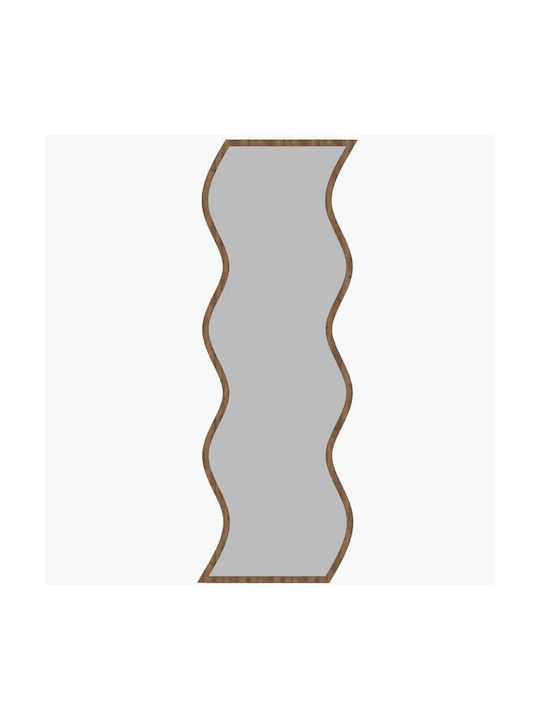 Огледало за стена Safi 116sam1201 40x2.2x120см Орех Hanah Home MDF