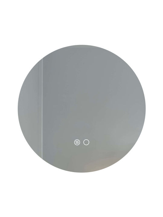 Polihome Wandspiegel mit Rahmen 60x60cm