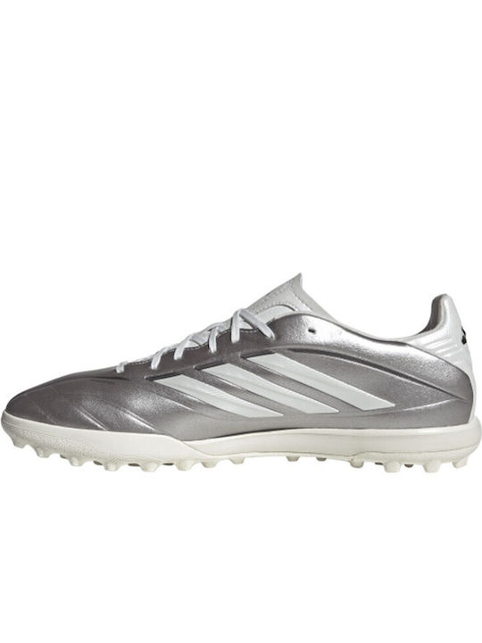 adidas Copa Pure Iv Football Shoes with Molded Cleats TF Silver