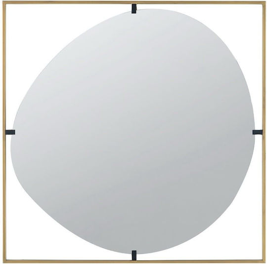 Artekko Irregular Τετράγωνος Χρυσός 81x81cm Artekko Irregular Τετράγωνος Χρυσός 81x81cm