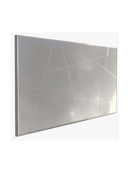 Aberto Design Oglindă de Perete De Corp Întreg cu Gri Ramă din Lemn 130x62cm 1buc