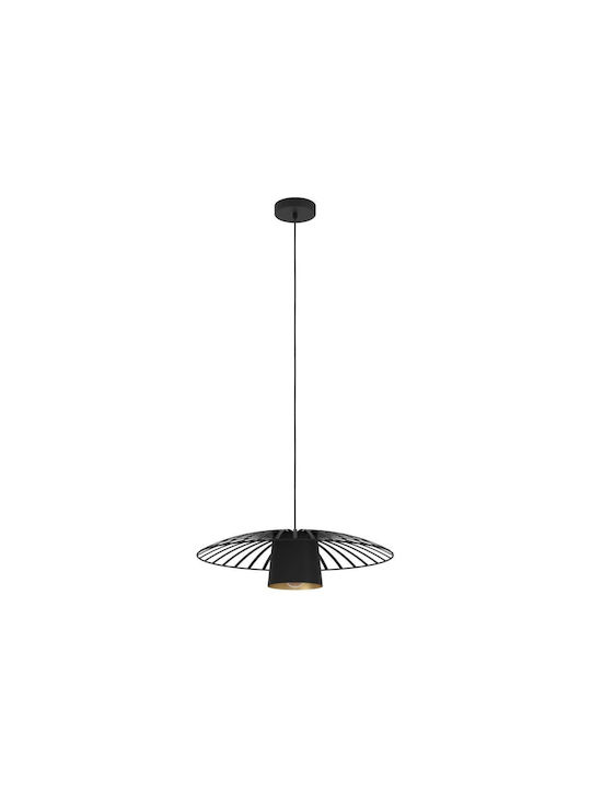 Eglo Pendant Light Black with Socket E27