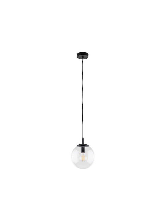 TK Lighting Κρεμαστό Φωτιστικό Διάφανο με Ντουί E27