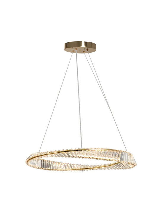 Toolight Κρεμαστό Φωτιστικό LED με Κρύσταλλα