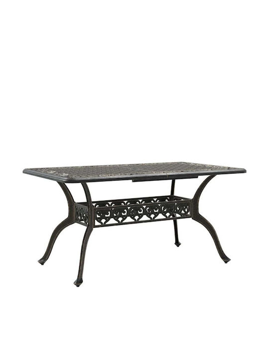 Tisch Stabil Bronze 150x90x72cm
