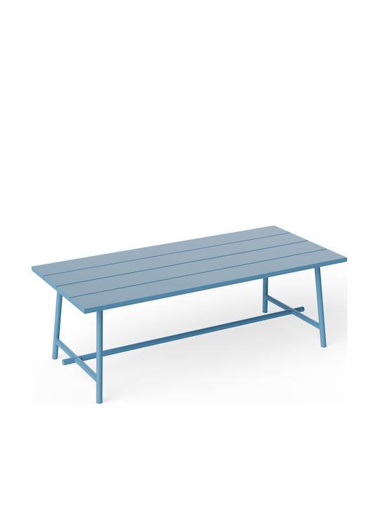 Маса Алуминиево Сгъваема Wave Blue 220x100x76бр