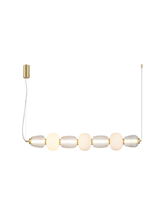 Eko Light Lustră Auriu 110cm.