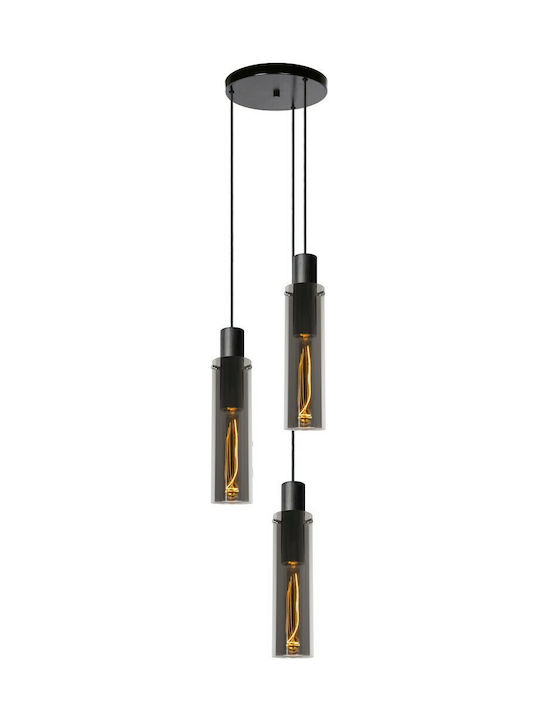 Lucide Lightning Orlando Pendant Light Black with Socket E27 32cm