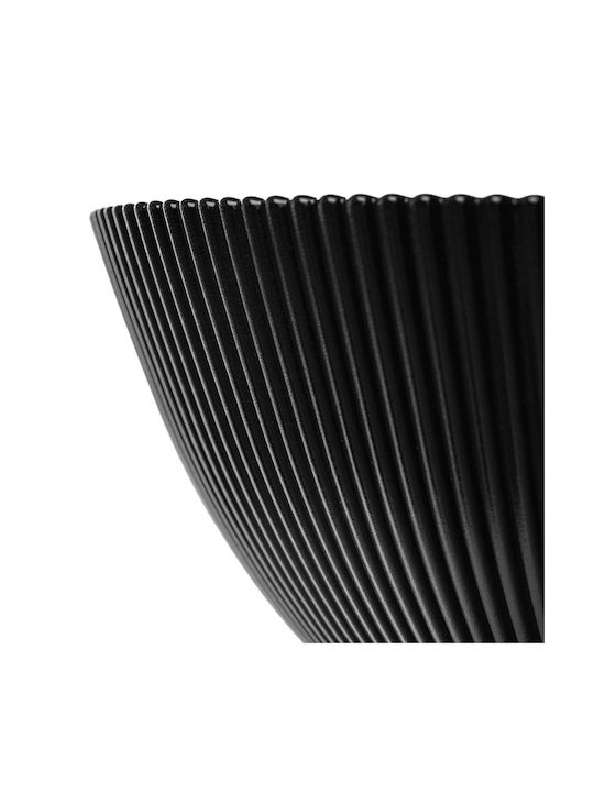 Kadax Kadax Servierschalen Rund Glas Schwarz mit Durchmesser 15,2 cm 3 Stück
