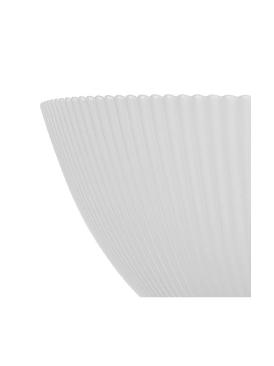 Kadax Serving Bowls Round Glass White With Diameter 15.2cm 6 Pieces