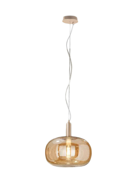 Ondaluce Pendant Light Honey with Socket E27 20cm
