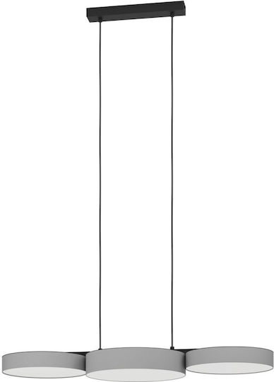 Eglo LED Smart Κρεμαστό Φωτιστικό Γκρι 82x30x110εκ.