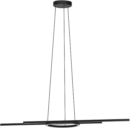 Eglo Zillerio-Z LED Smart Κρεμαστό Φωτιστικό Μαύρο 116x30x110εκ.
