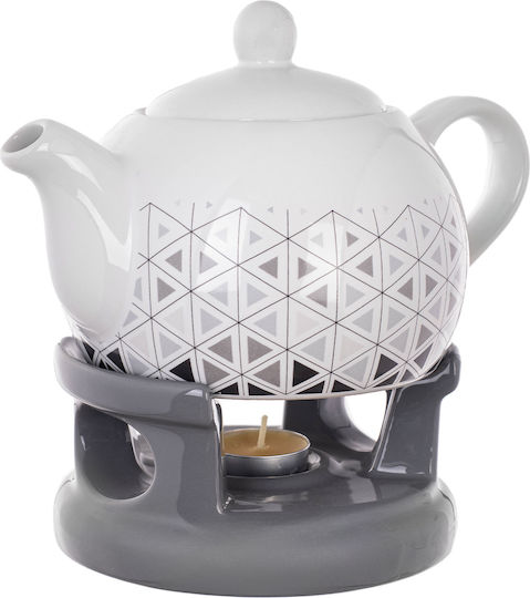 Kadax Чайник Керамичен Сив 1000ml