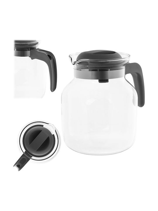 Kadax Glas Teekanne Grau 1500ml