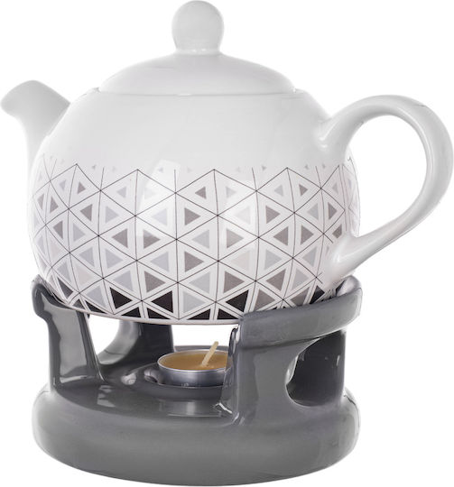 Kadax Чайник Керамичен Сив 1000ml