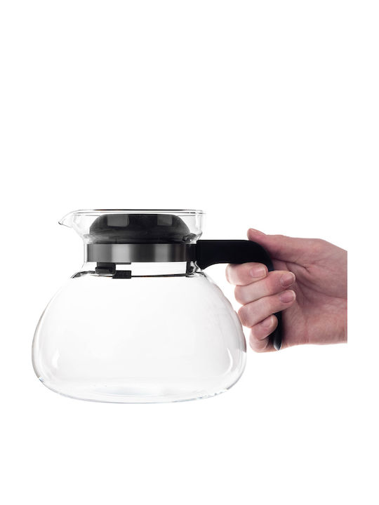 Kadax Kadax Glas-Teekanne Schwarz 1700ml