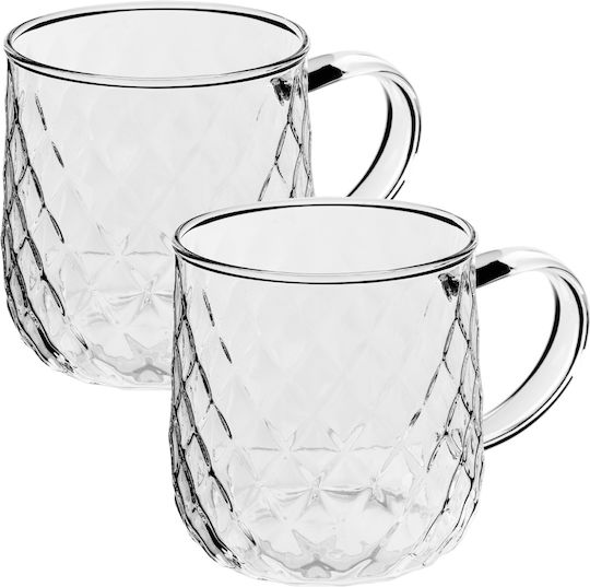Kadax Kadax Glas Transparente Tasse 350ml 2 Stück