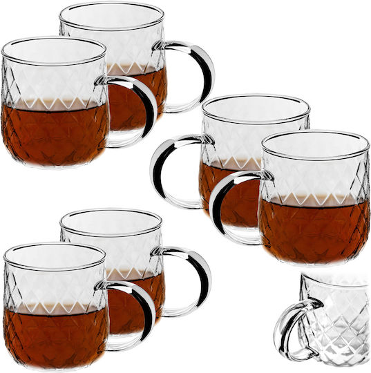 Kadax Kadax Glas Transparent Tasse 350ml 6 Stück